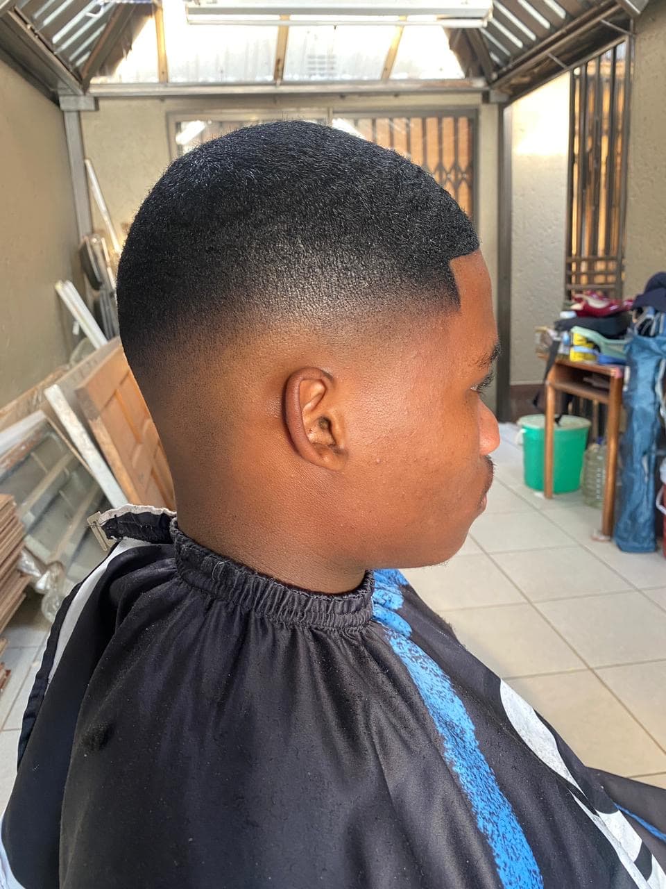 Cut and dye application example